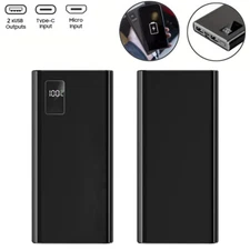20000mah Portable Power Bank USB Output External Battery Charger For Cell Phone
