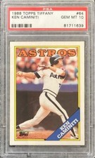 1988 Topps Tiffany Ken Caminiti #64 Astros Rookie RC Rookie PSA 10 Gem Mint