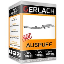 Auspuff für BMW E30 320 325 i iX Endrohr 45mm Endschalldämpfer /500