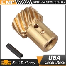New For SBC BBC Chevy Brass Bronze HEI Distributor Gear 0.491" Shaft Roller Cams