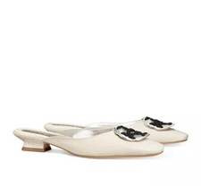 NWOT Tory Burch Leather Mules Size 8.5
