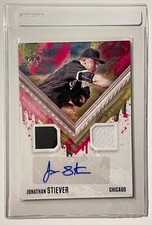 Jonathan Stiever 2021 Diamond Kings Dual Jersey Patch Auto RC #DKMS-JS Two Color