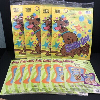 Lot Of 11 Party Express Scooby Doo Decorations Mobiles & Pop out Decoration 1998