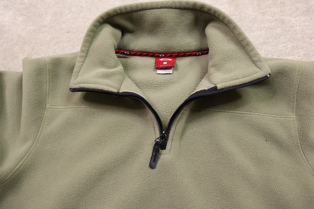 Oakley Vintage Sweater Mens Medium 1/4 Zip Fleece Pullover Oakley Vintage Sweater Mens Medium 1/4 Zip Fleece Pullover
