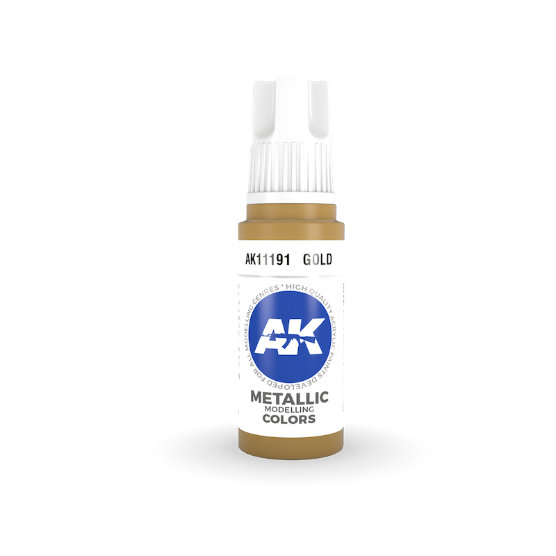 Gold 17ml 3rd Gen Acrylics AK Interactive - AK11191