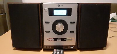 Micro-Hi-Fi-Anlage LG Radio USB Portable Fernbedienung + Anleitungskopien