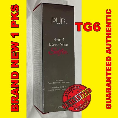 PUR 4-IN-1 Love Your Selfie Longwear Foundation Concealer TG6 AUTHENTIC