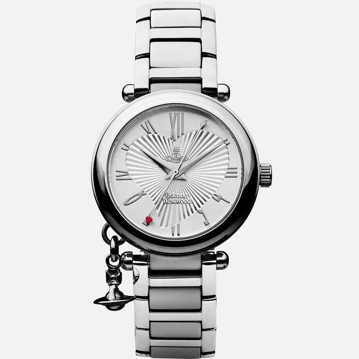 Vivienne Westwood Silver-tone Dangle Orb Women's Wrist Watch 