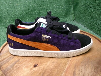 Puma X The Hundreds Mens Clyde Suede Multicolor Shoes Sneakers US Size 10.5
