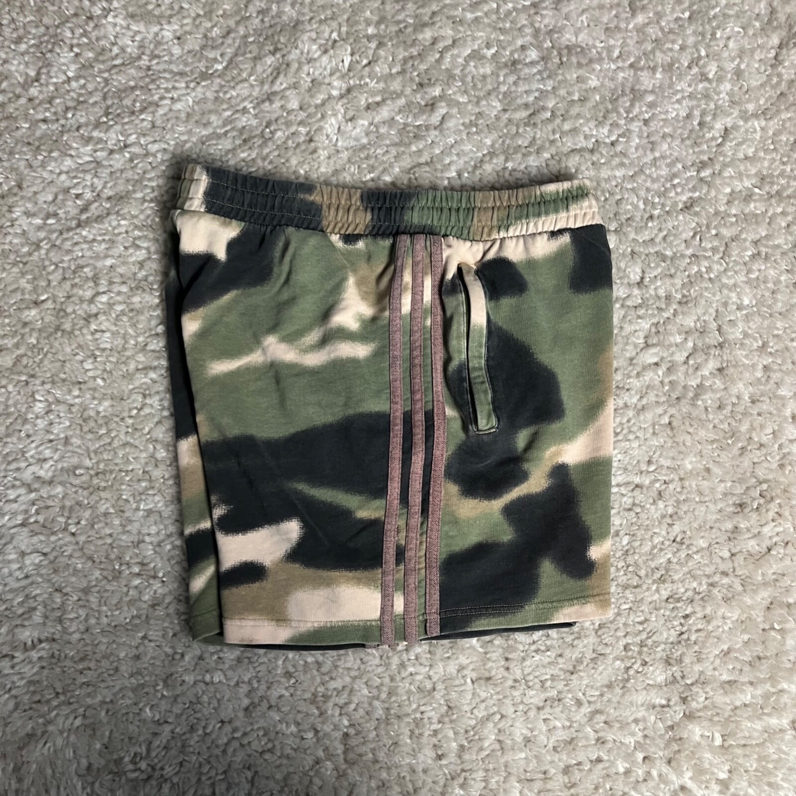 Adidas Originals Shorts Mens L Camouflage Sweat Shorts Desert Camo