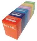 Ultra Pro Set Of 6 COLOR PACK DECK BOXES Magic Pokemon YuGiOh Card Storage Box