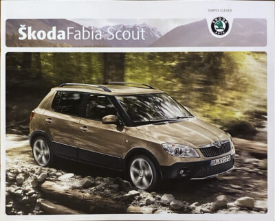 Skoda Fabia SCOUT und Fabia Combi SCOUT Prospekt Brochure Depliant 10/2010