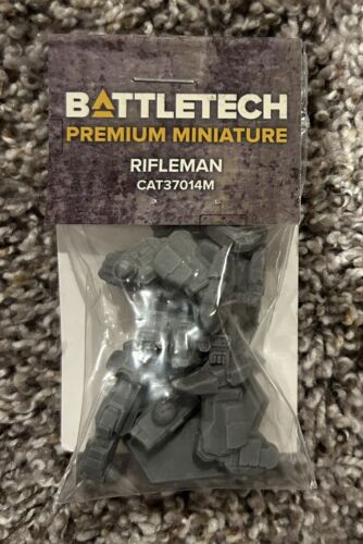 Battletech Rifleman Premium Miniature Catalyst Game Labs - Afbeelding 1 van 1