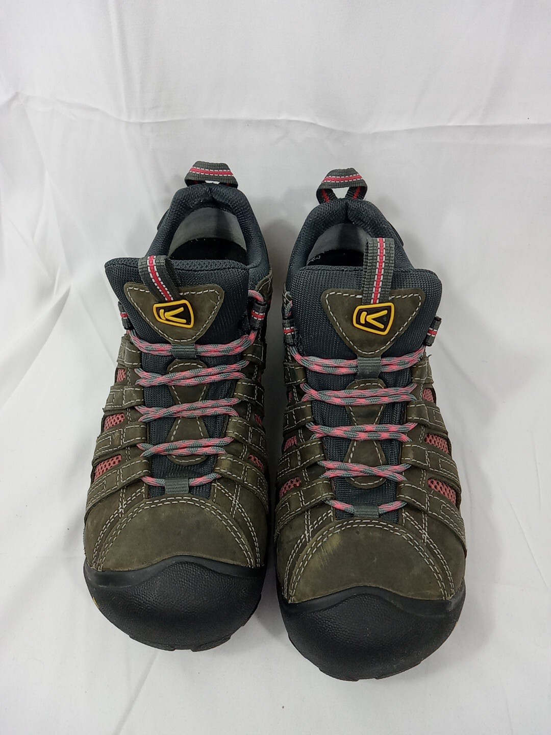 Scarpe Keen Utility donna taglia 10 grigio oliva rosa punta acciaio