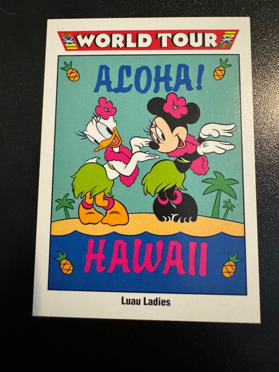 ♥激レア♥　1991 インペルディズニー ミッキーズワールドツアー 1001 Disney Card 1991 Impel World Tour #191 Minnie & Daisy, Mickey