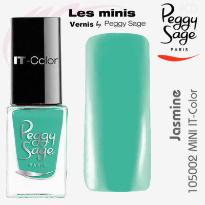 PEGGY SAGE Nagellack IT COLOR 5002 Jasmine Brillanz 5 ml NEUF