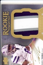 daniel thomas rookie rc draft auto jersey patch kansas state ksu college 3C /135
