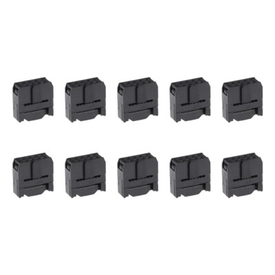 10 Stücke 2x4Pin 2,54mm Steigung Doppelreihen Gerade Stecker IDC FC Ejektor Kopf
