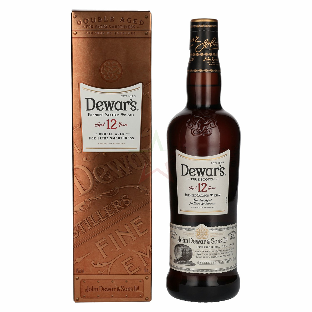 whisky Dewar's 12 Scotch Blended 700 ml astucciato