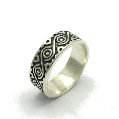 Schlichter Sterling Silber Ring Band echt massiv 925 Top Qualität Kaiserin