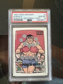 GRAIL All Ten 1989 Topps NES Nintendo Punch Out PSA 10 Gem Mint Mike Tyson