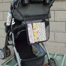 Baby Pram Stroller Mesh Organiser Caddy Diaper Organizer Storage Hanging Holder