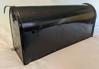 Vintage Mailbox Black US Mail Eagle Postmaster General Solar Group Taylorsville - Image 1 of 4