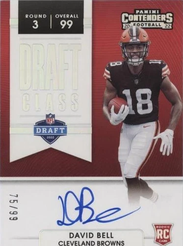 2022 Panini Contenders David Bell #DCA-DBE
