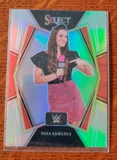 2022 Panini Select WWE Premier Silver Prizm #128 Nina Samuels Wrestling Card
