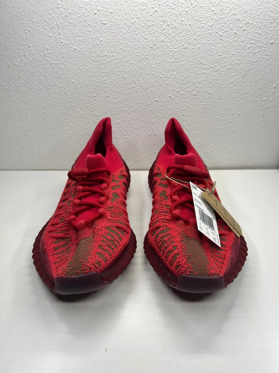 adidas Yeezy Boost 350 V2 CMPCT Slate Red Sneakers GW6945 US9.5 27.5cm