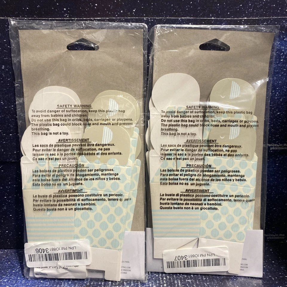 Cajas azules para fiestas (16 unidades) 2 X 2 X 4,3 - Envío gratuito Foto 2 de 3