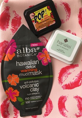 ALBA BOTANICA MUD MASK POP GOES THE SHADOW GOLDY HANALEI MATTE BRONZER LOT OF 3