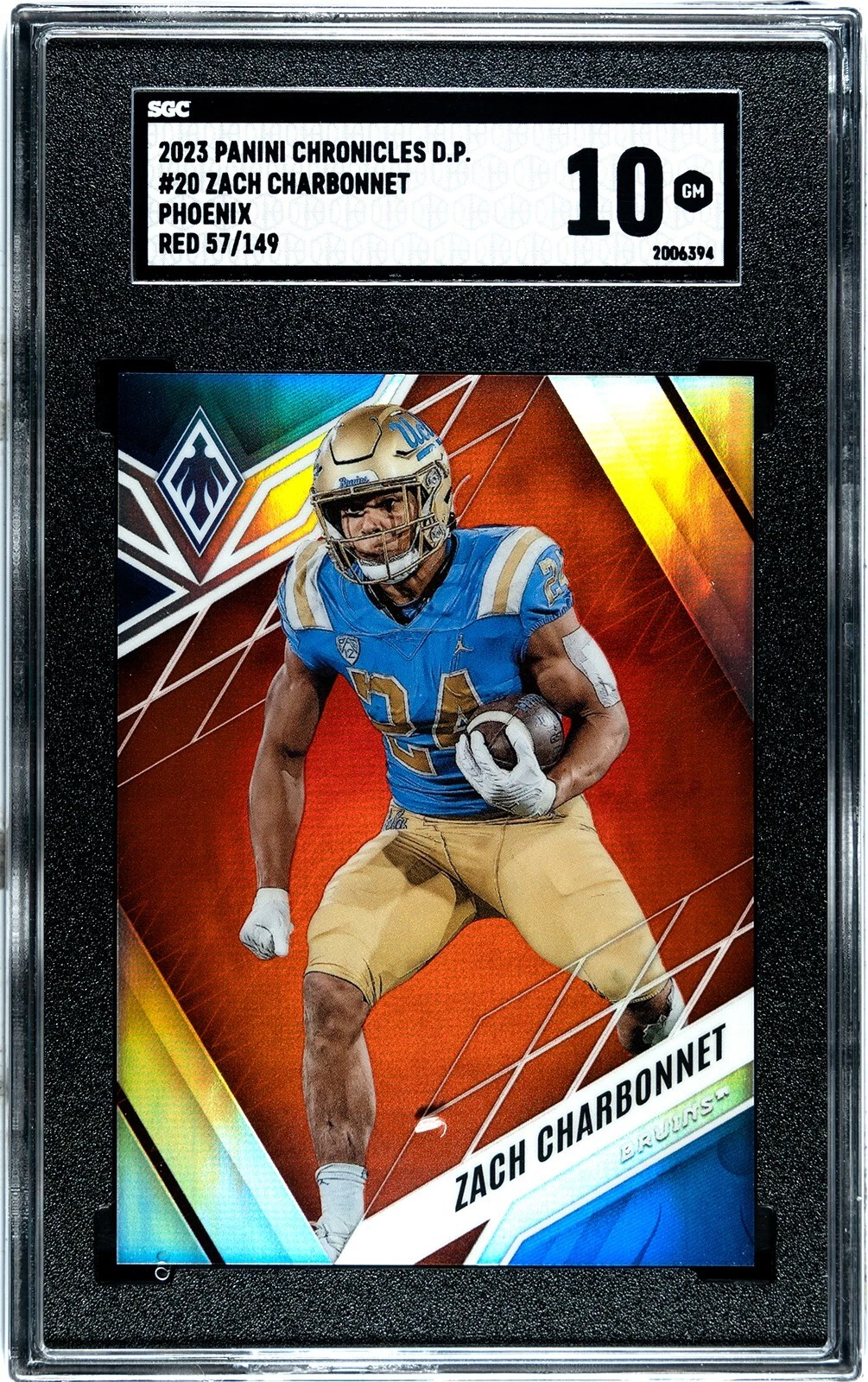 Zach Charbonnet Panini Chronicles Draft Picks Phoenix #20 Base