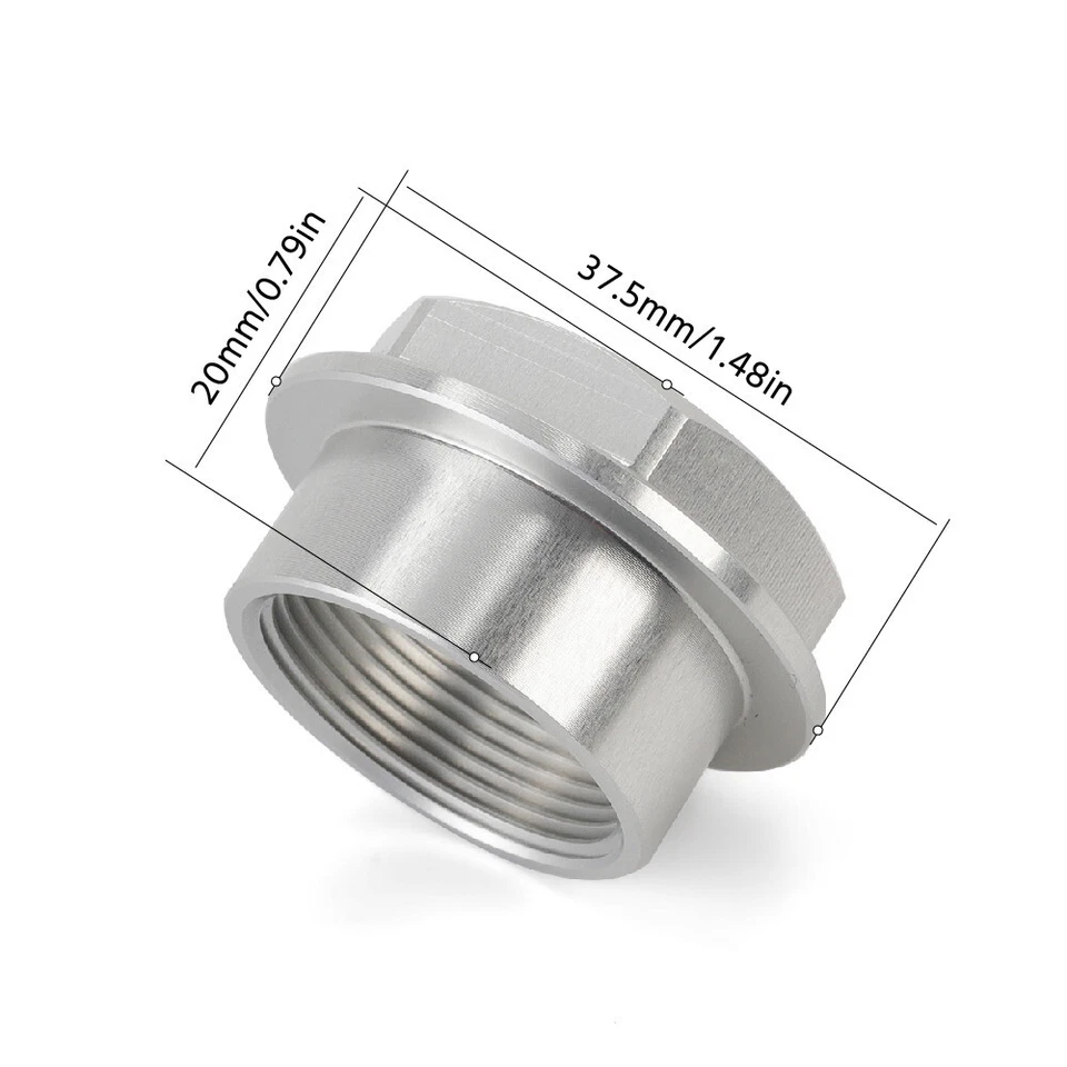 Tuerca de brida de eje delantero para Ducati Hypermotard 821 939 950 Streetfighter V2 Foto 3 de 4