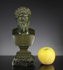 Grand Tour B&uuml;ste Lucius Verus R&ouml;mischer Kaiser Bronze Italien 19. Jahrhundert