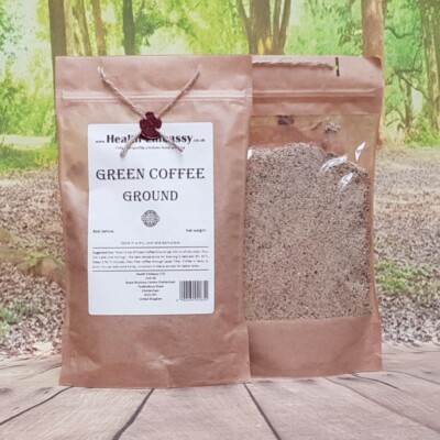 Grüner Kaffee gemahlen 225g | rein gemahlene Bohnen | Health Embassy