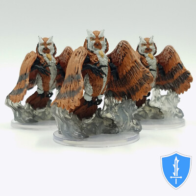 Karina x3 - The Mwangi Expanse #29 Pathfinder Battles D&D Owl Miniature