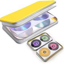 72 Capacity CD/DVD Case Holder Portable Wallet Storage for Office Car Travel