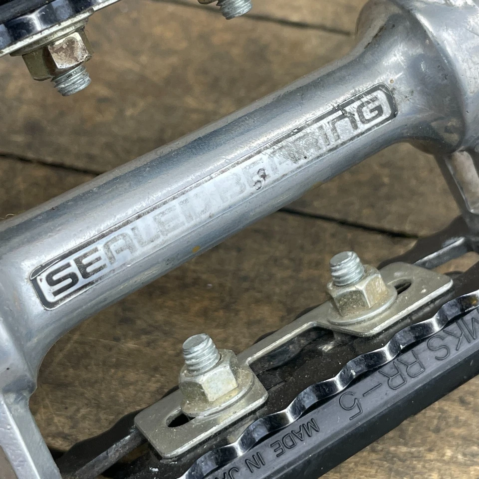 Pedales de turismo MKS de colección rodamiento sellado 9/16 pulgadas 3 piezas Old School BMX Tour años 80 Foto 3 de 4