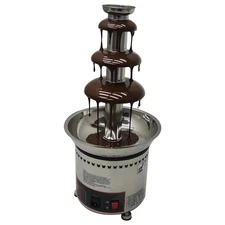 4-Tier Chocolate Fountain Machine Digit Control Waterfall Buffet Party  Wedding