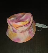NEW GIRLS CAT  JACK PINK/ORANGE TIE DYE BUCKET HAT SIZE OSFM