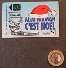 Autocollant/Sticker - Allo Maman C'est NOEL