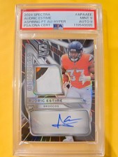 2024 Panini Spectra - Aspiring Audric Estime #APA-AEE Hyper /60 (AU, MEM, RC)