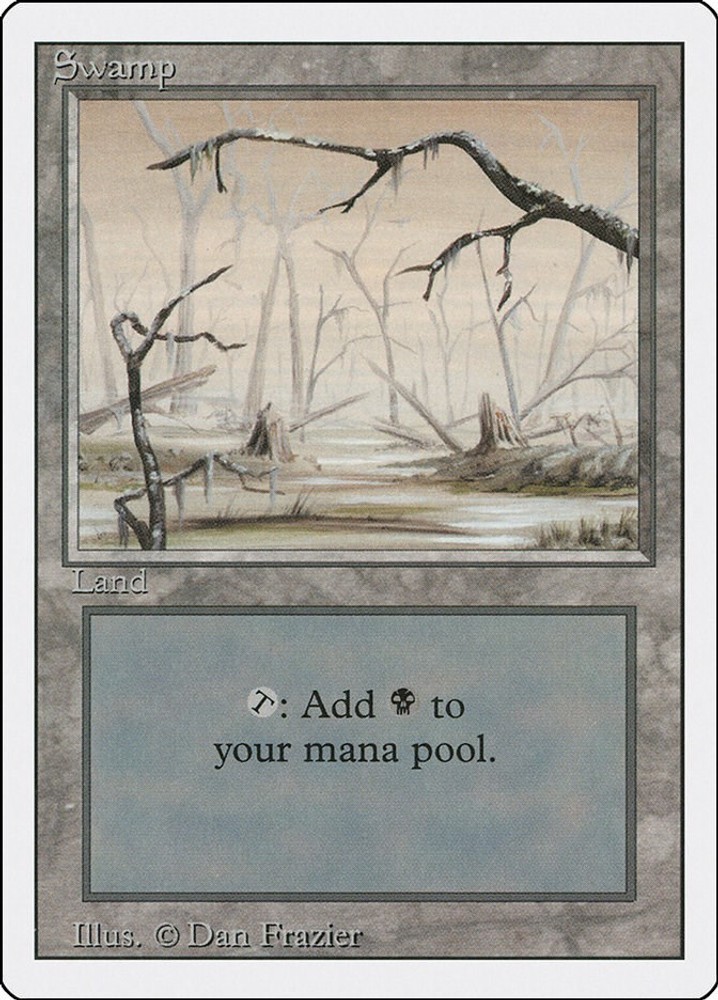 Swamp (B) Normal [3ED - 299] LP MagicRevised Edition