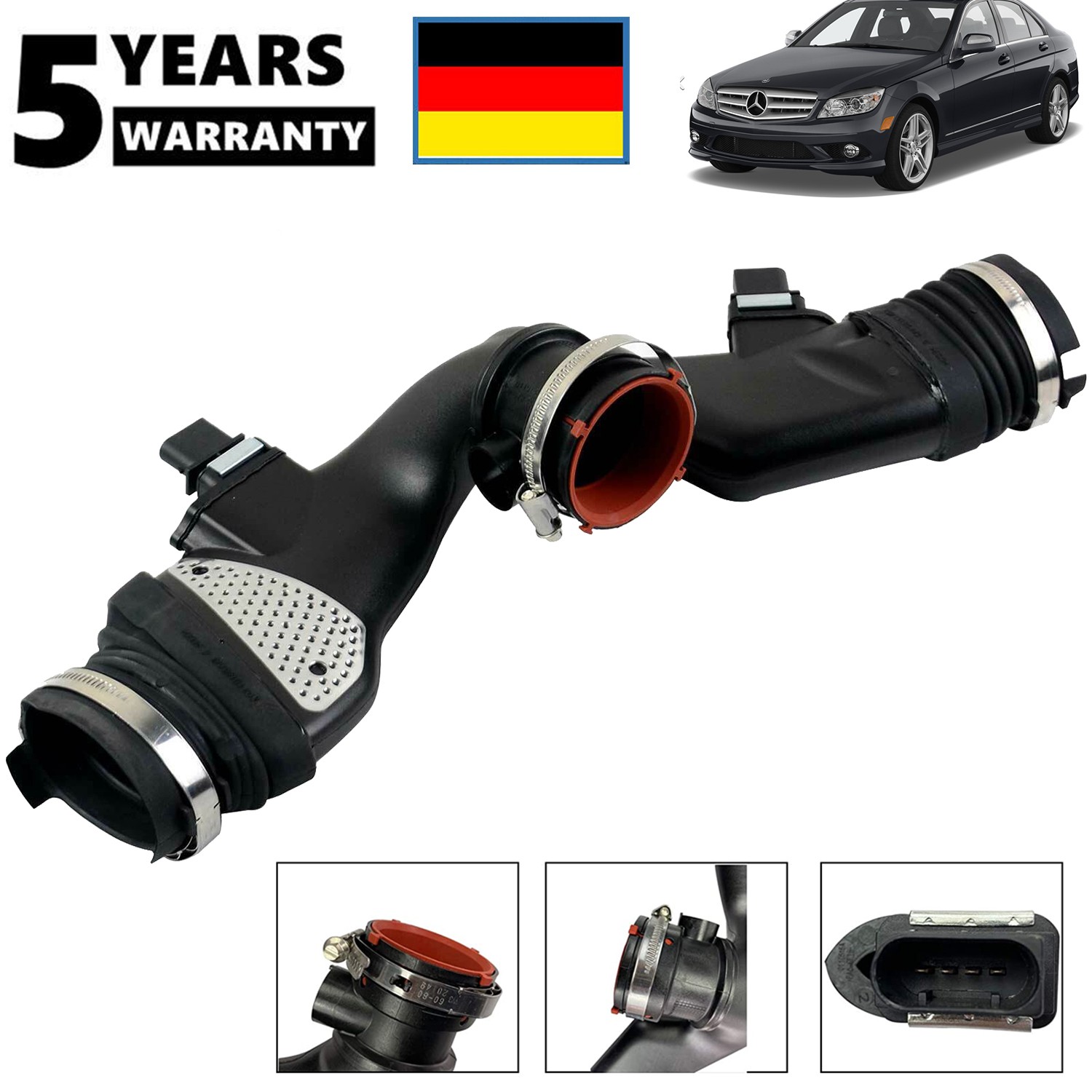 A6420908237 For Mercedes-Benz V6 OM642 Intake Manifold Clean Air Duct Mass Air Flow Sensor