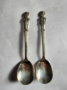 Campbell,s Soup Spoons Bobby And Dolly Kids Advertising