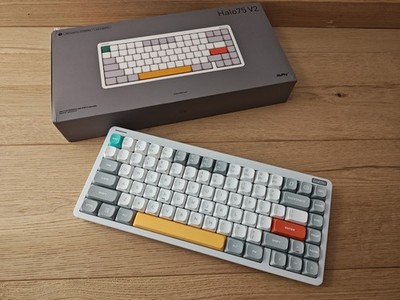 NuPhy Halo 75 V2 Kabellose Mechanische Tastatur QWERTY White  [Mint linear]