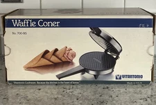 New Open Box Vintage Vitantonio Waffle Coner No. 700 NS, Made In USA **READ
