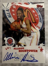 2006 Topps ALLISON HIGHTOWER McDonald's All American RC On Card Auto! LSU, Sun
