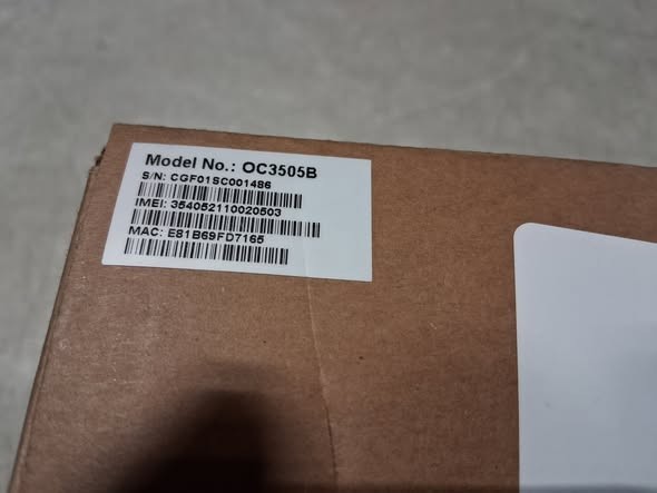 Sercomm Genesis OC3505B 3.5GHz Outdoor LTE TDD CPE, CAT15, 4T8R, PoE, 12 dBi Int